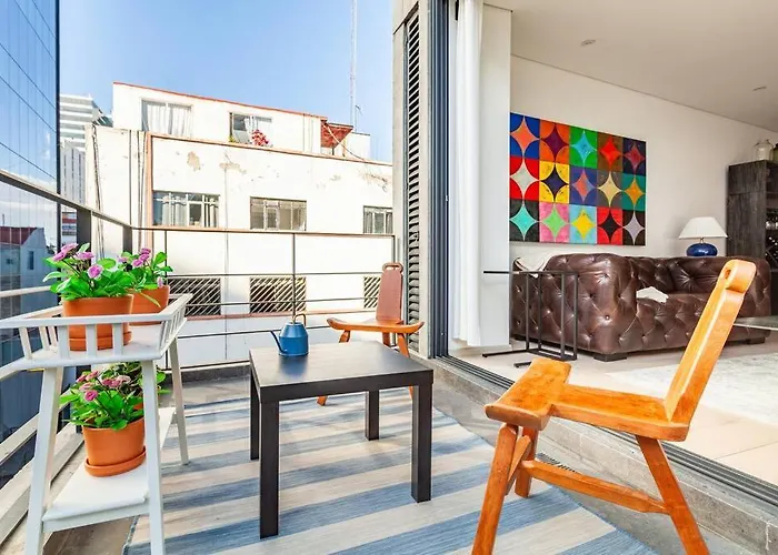 Penthouse, Terraza Privada Y Estacionamiento * Mexico City
